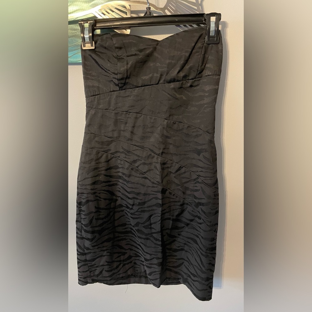 Black Strapless Dress